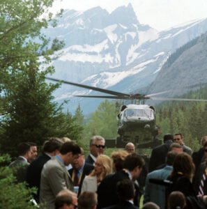 2002 Summit Kananaskis G8 Heli – Malcolm Carmichael