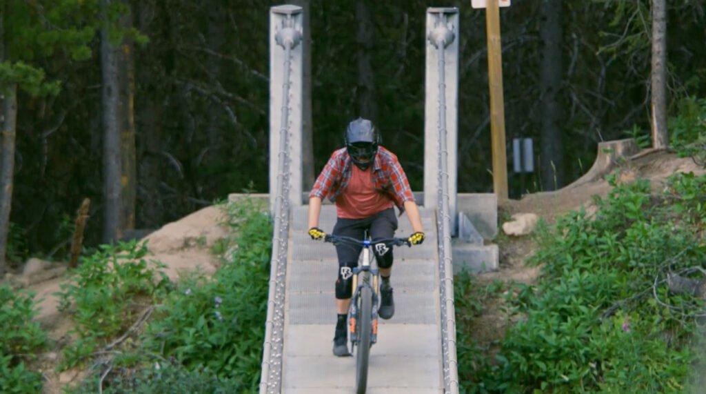 Biking Blackshale Creek Suspension Bridge – Travel Alberta