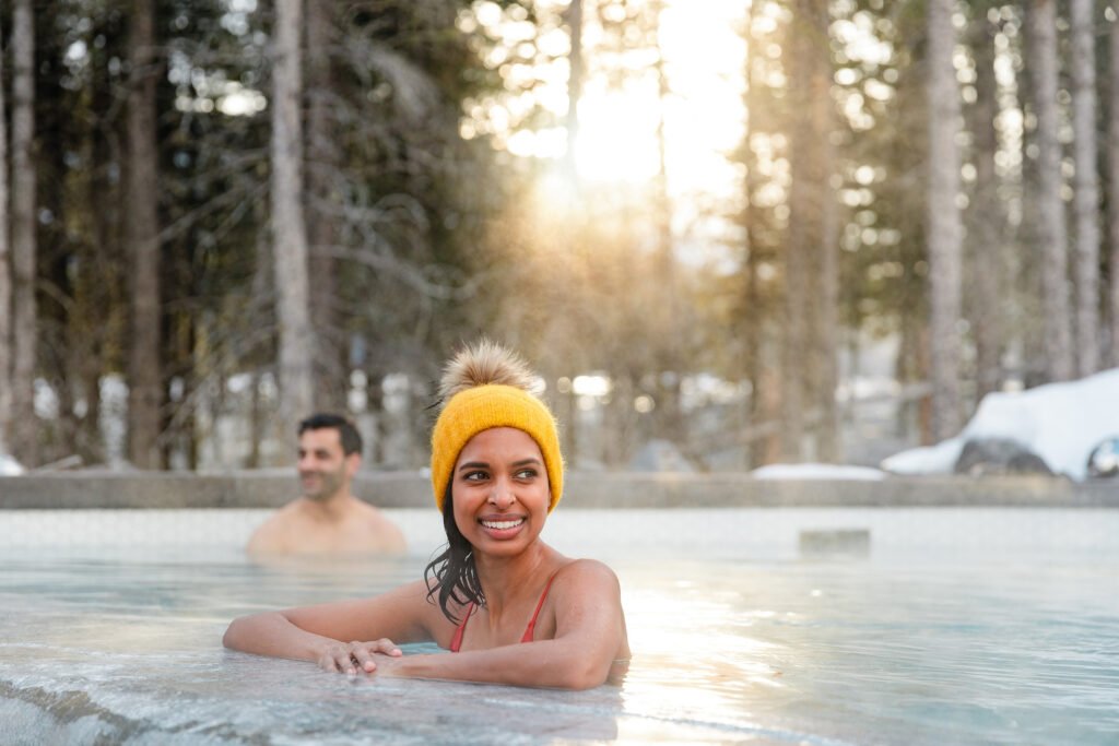 Couple Nordic Spa 1 – Travel Alberta Mike Seehagel