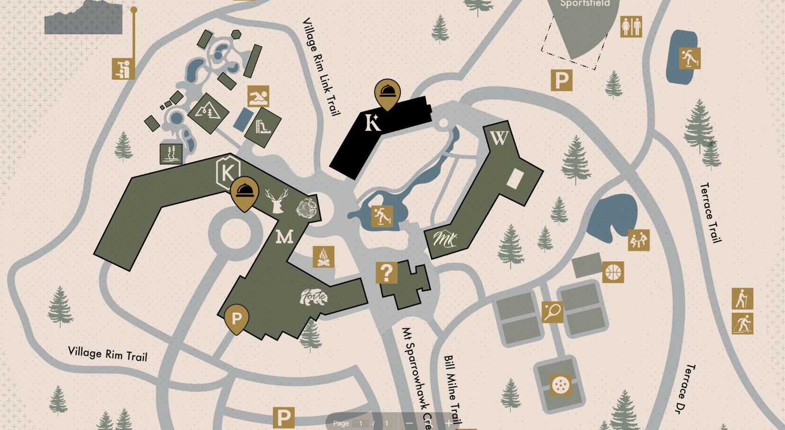 PKML Property Map – Pomeroy Kananaskis Mountain Lodge