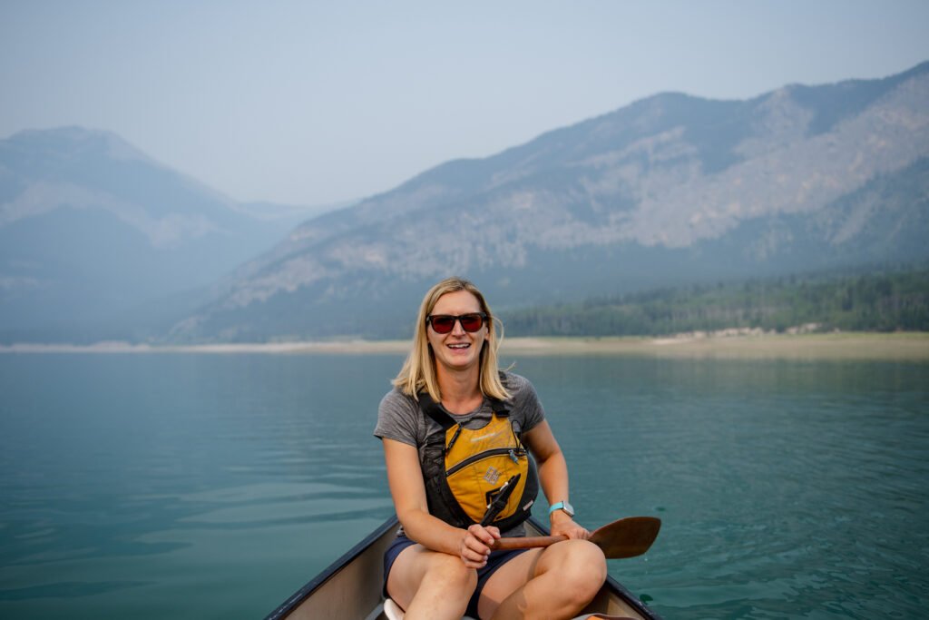 Woman Canoe – Travel Alberta North Grove Creative