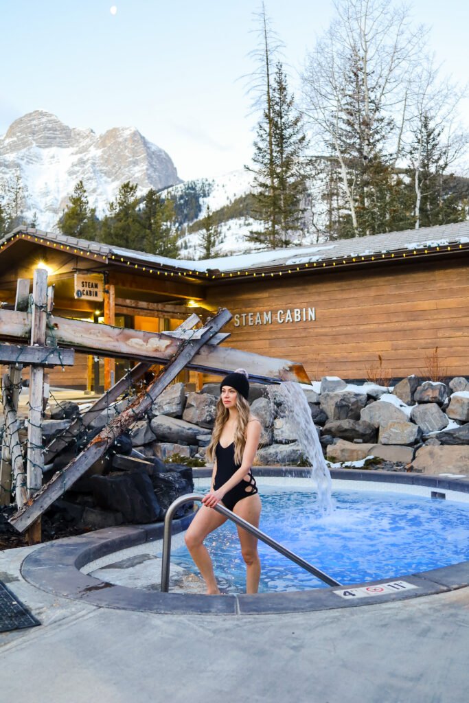 Woman Cold Plunge Nordic Spa – Kiki Davies Pursuing Pretty